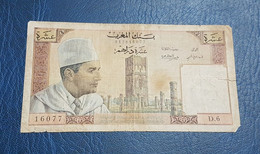 MAROC : Billet De 10 Dhs Mohammed V - ND (1960) - NS : D.6 - 012816077 - 14 € Au Lieu De 18 € - Maroc