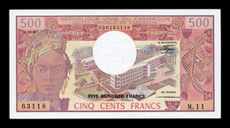 Camerún Cameroun 500 Francs 1981 Pick 15e SC- AUNC - Camerun