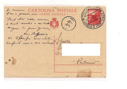 1180 Intero Postale Democratica £3 1947 Civitavecchia Usato No Aggiunti - Interi Postali