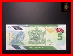 TRINIDAD & TOBAGO  5 $  2021  P.  New   (61)  Polymer  UNC - Trinidad Y Tobago