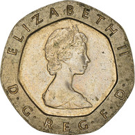 Monnaie, Grande-Bretagne, Elizabeth II, 20 Pence, 1982, TB+, Cupro-nickel - 20 Cents