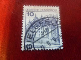 Deutsche Bundespost - Schloss Glucksburg - Val 10 - Bleu-gris - Oblitéré - Année 1984 - - Gebraucht