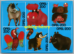 Kronberg Im Taunus - Opel Zoo 4   Mehrbildkarte Mit 6 Aufkleber / Sticker - Kronberg