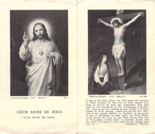 Image Pieuse Sous Forme De Livret - Avis De Décès - René Provost Epoux De Dame Hortense Degand - 1900 1963 - Devotion Images