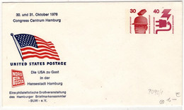 1976 Hamburg USA Zu Gast * - Enveloppes Privées - Neuves