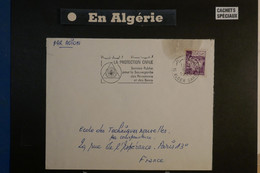 AJ8 ALGERIE  BELLE LETTRE 1970  POSTE FERROVIAIRE  CACHETS SPECIAL POUR PARIS FRANCE +AVION  ++++AFFRANCH. PLAISANT - Autres & Non Classés