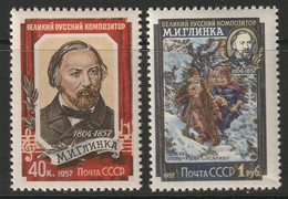 Russia 1957 Sc 1907-8 Russie Yt 1892-3 Set MNH** - Unused Stamps