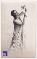 RPPC Göta Ljunberg Myrtokle Actrice CPA Photo Flodin 1920 Portrait Femme Artiste Robe Art Deco Mode Danse Théâtre A63-28 - Danse