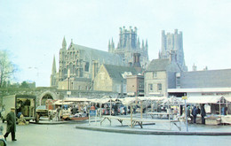 CAMBS - ELY - CATHEDRAL FROM THE MARKET PLACE Ca376 - Ely