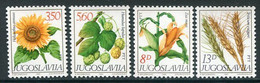 YUGOSLAVIA 1981 Agricultural Crop Plants  MNH / **.  Michel 1887-90 - Unused Stamps