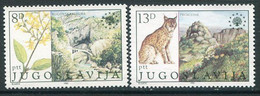 YUGOSLAVIA 1981 European Nature Protection I MNH / **..  Michel 1908-09 - Neufs