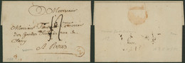 Précurseur - LAC Datée De Menin (1788) + Cachet Rond Rouge "M" (rare) > Paris / Port 12 Décimes - 1714-1794 (Paesi Bassi Austriaci)