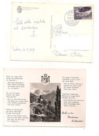 MM1026 LIECHTENSTEIN 1959 Stamp Card FURSTENTUM - Lettres & Documents