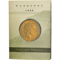 Monnaie, Australie, Dollar, 1999, Canberra,The Last Anzacs, FDC - Dollar