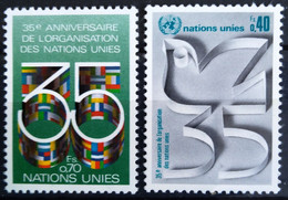 NATIONS-UNIS - GENEVE                  N° 92/93                      NEUF** - Nuevos