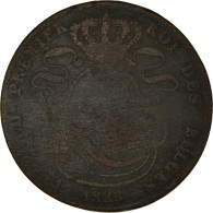 Monnaie, Belgique, Leopold I, 5 Centimes, 1833, B+, Cuivre, KM:5.2 - 5 Cent