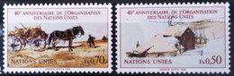 NATIONS-UNIS - GENEVE                  N° 133/134                     NEUF** - Unused Stamps