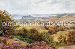 SCARBOROUGH FROM SUFFIELD MOOR OLD COLOUR ART POSTCARD A.R. QUINTON SALMON NO 2088 - Quinton, AR