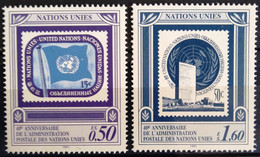NATIONS-UNIS - GENEVE                  N° 214/215                     NEUF** - Used Stamps