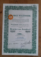 De Frisia Wolspinnerij - Veenendaal - 1957 - Textile