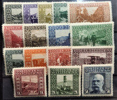 BOSNIA-HERZEGOVINA 1906 - MNH/MLH (31,33)/canceled(40) - ANK 29-44 - Complete Set! - Bosnie-Herzegovine