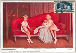 57021 - BELGIUM - POSTAL HISTORY: MAXIMUM CARD 1945 - ROYALTY - Autres & Non Classés