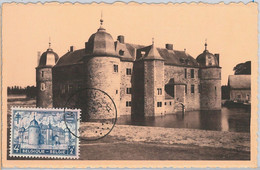 57040 - BELGIUM - POSTAL HISTORY: MAXIMUM CARD 1952 - ARCHITECTURE - Autres & Non Classés