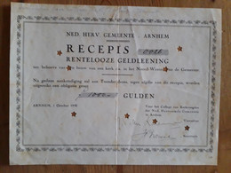 College Van Kerkvoogden Ned. Herv. Gemeente Arnhem - 1942 - Altri & Non Classificati