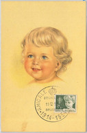 57059 - BELGIUM - POSTAL HISTORY: MAXIMUM CARD 1954 -  MEDICINE: Tuberculosis - Autres & Non Classés
