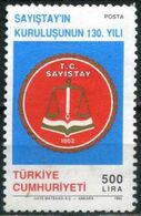 Turkey 1992 Mi 2952 [NO GUM], Court Of Accounts - Oblitérés