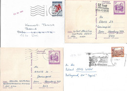 1934t: Kleines Brieflot Österreich, Varia Lt. Scan- Alles Bedarfspost - Lettres & Documents