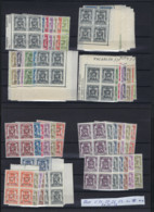 Klein Staatswapen 8 Series In Blok Van 4 Nrs. 26 - 27 - 28 - 29 - 30 - 33 (2x) En 34 ** MNH ! LOT 192 - Typo Precancels 1936-51 (Small Seal Of The State)