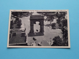 Washington Square Where 5th Avenue Begins N.Y. ( 103A.- ) Anno 19?? ( See Scan ) ! - Panoramic Views