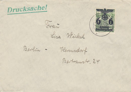GG: Drucksachebrief Nach Berlin - Occupation 1938-45