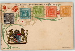 52490990 - Erste Briefmarken Von Bayern - Postzegels (afbeeldingen)