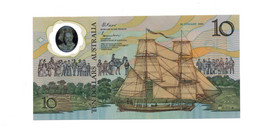 Australia 10 Dollars Commemorative 1988 Issue Prefix AA In Folder Polymer UNC P-49 - 1988 (10$ Polymer Notes)