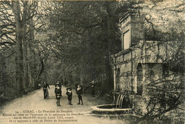 Nérac * Chemin Et La Fontaine Du Dauphin * Villageois - Nerac