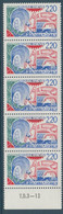 N° 2556b VARIETE DOIGTS COUPES DANS BANDE DE 5 ** - Unused Stamps