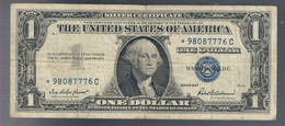 Usa 1 $ 1957  Bollino Blu Circulated Serie Sostitutiva Asterisco LOTTO 1660 - Sin Clasificación
