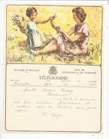 TELEGRAMM, Royaume De Belgique , Bruxelles , La Roche En Ardenne , 1952, Frais Fr 1.85 E - Telegraafzegels [TG]