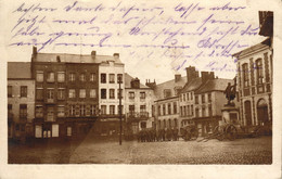 Landrecies, Marktplatz, Le Marche, Feldpostkarte 1917, Versandt Nach Schliebach B. Wächtersbach - Landrecies