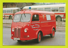 57 SARREGUEMINES Camionnette PEUGEOT Du Service D'incendie Et De Secours De La Moselle BUS Au Fond VOIR DOS - Sarreguemines