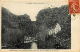 Le Malzieu Ville * Le Moulin Du Ranc Sur La Troyère Et Rochers De St Pierre * Minoterie - Autres & Non Classés