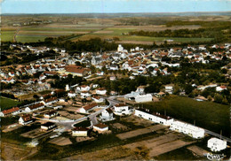 Attigny * La Place De Pau * Vue Générale Aérienne - Attigny