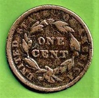 ETATS UNIS / LARGE CENT / 1829 Ou 1839 ? / 28 Mm - 10.25 G - 1816-1839: Coronet Head (Testa Coronata