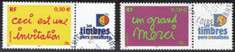 France Personnalisé 2004 - YT 3636A/37A Oblitérés - Ceci Est Une Invitation/un Grand Merci Logo T.P.P - Other & Unclassified