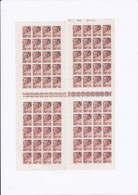 556//567 - XX - 4è ORVAL- LES 4  PANNEAUX PAR TIMBRE => 44 Panneaux  + La Feuille Du 567 + ( + XXX Varietes ) RRR - Full Sheets