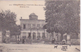 79 - COULONGES SUR L'AUTIZE - HOTEL DE VILLE - MAIRIE - ANIMEE - Coulonges-sur-l'Autize