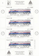 ARGENTINA 1925,unused,trains - Blocs-feuillets