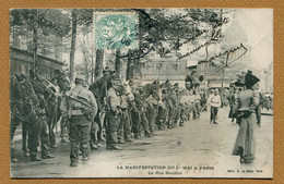 PARIS 05  : " RUE SOUFFLOT - LA MANIFESTATION DU 1er MAI " - Arrondissement: 05